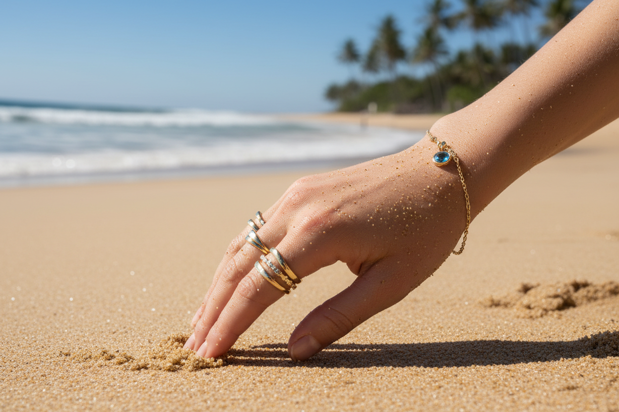 Semijoia para usar na praia: como escolher