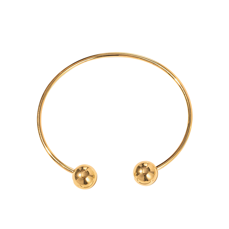 Bracelete Esferas Banhado a Ouro 18k