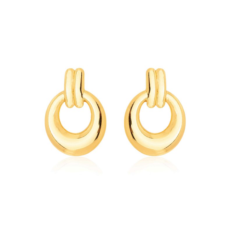 Brinco Hailey Banhado a Ouro 18k
