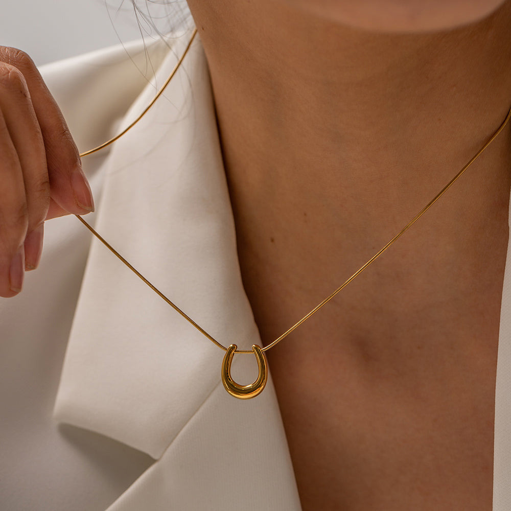 Colar Boa Sorte Banhado a Ouro 18k