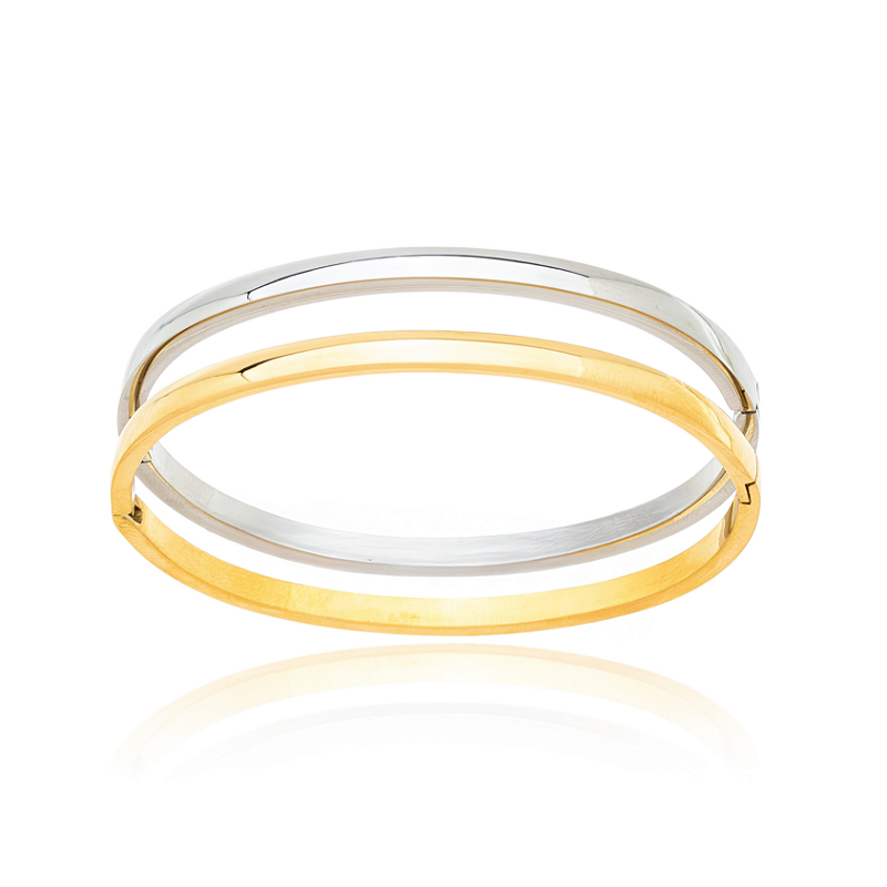 Bracelete Duo Classic Banhado a Ouro 18k (Kit com 2 peças)