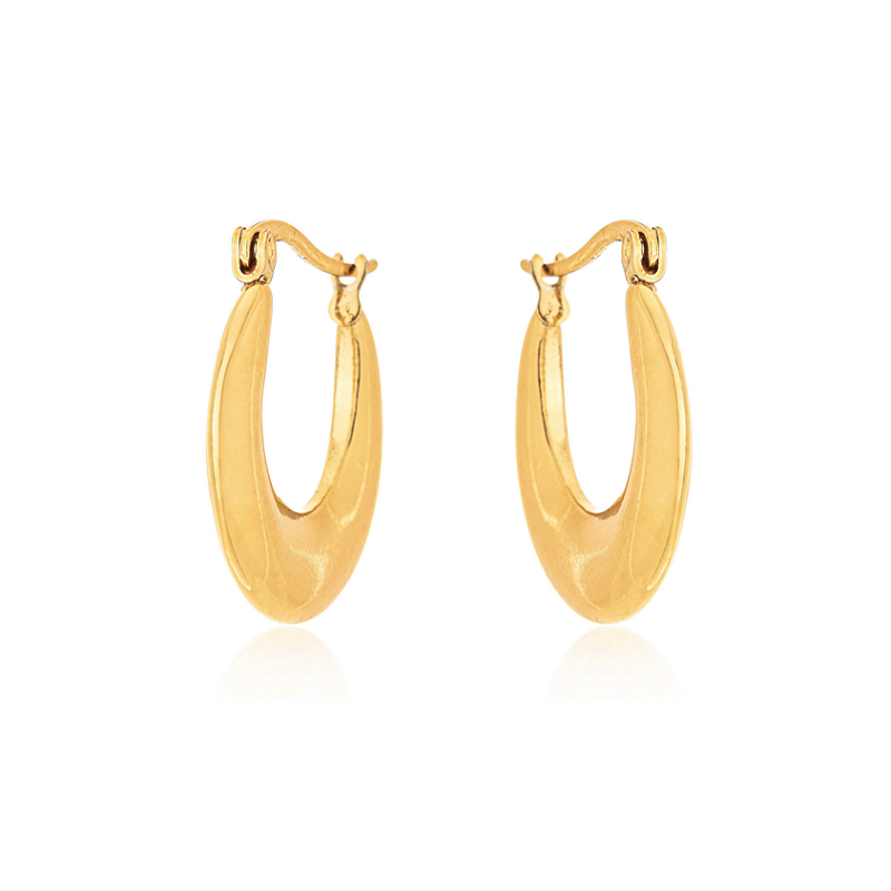 Brinco Argola Ananda Banhado a Ouro 18k