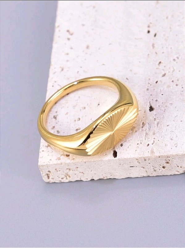 Anel Amanhecer Banhado a Ouro 18k