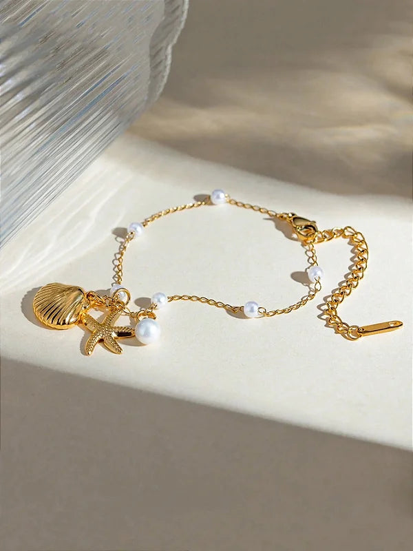 Pulseira Maresia Banhada a Ouro 18k