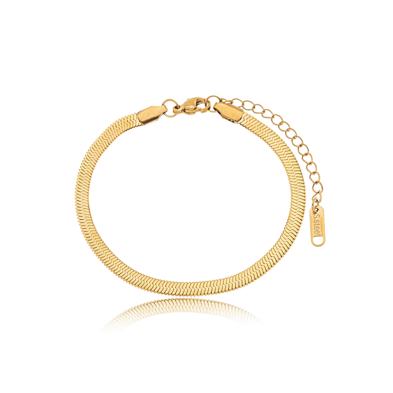 Pulseira Fita Banhada a Ouro 18k