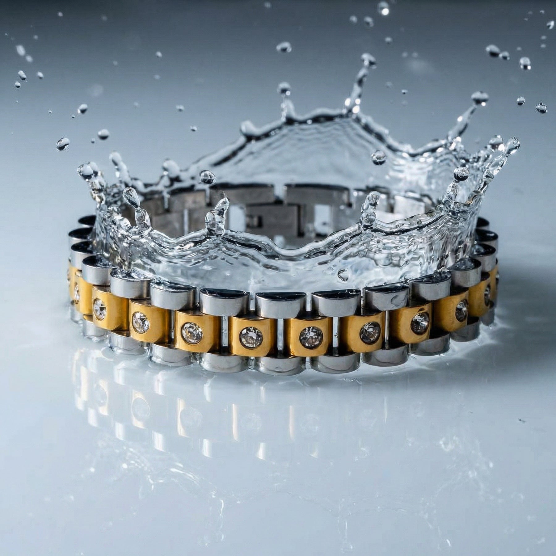 Pulseira Ibiza Dois Banhos com Zircônias