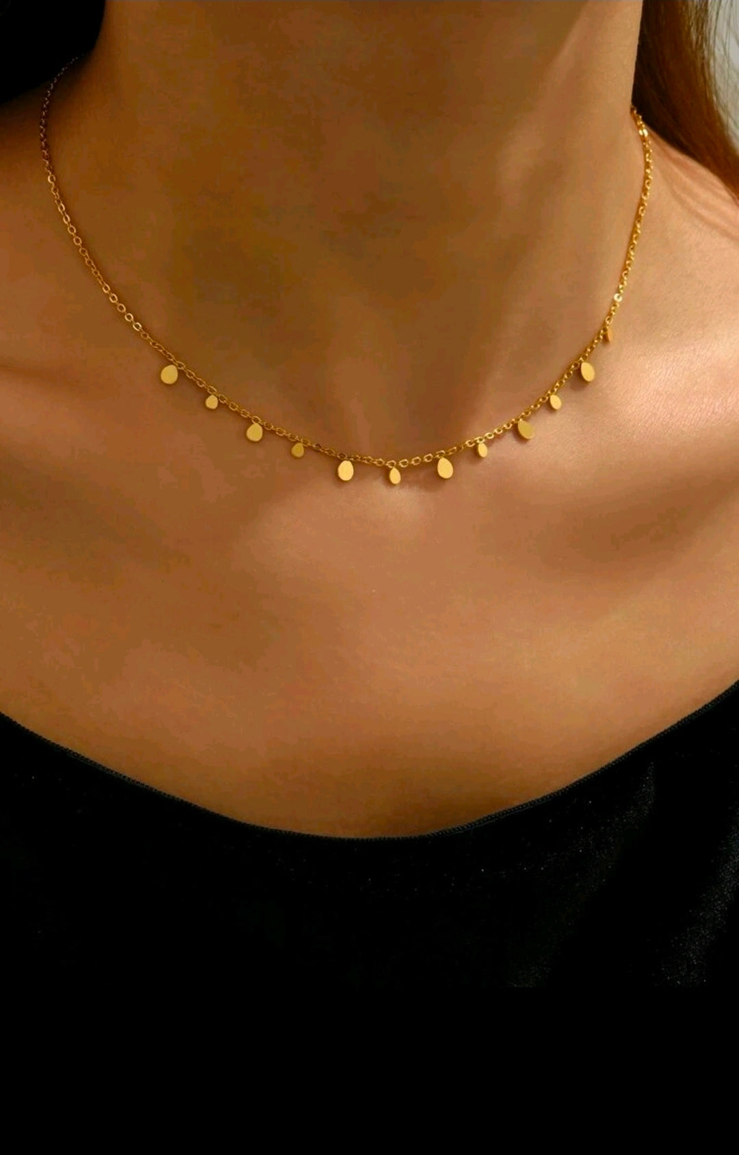 Colar Confetes Banhado a Ouro 18k