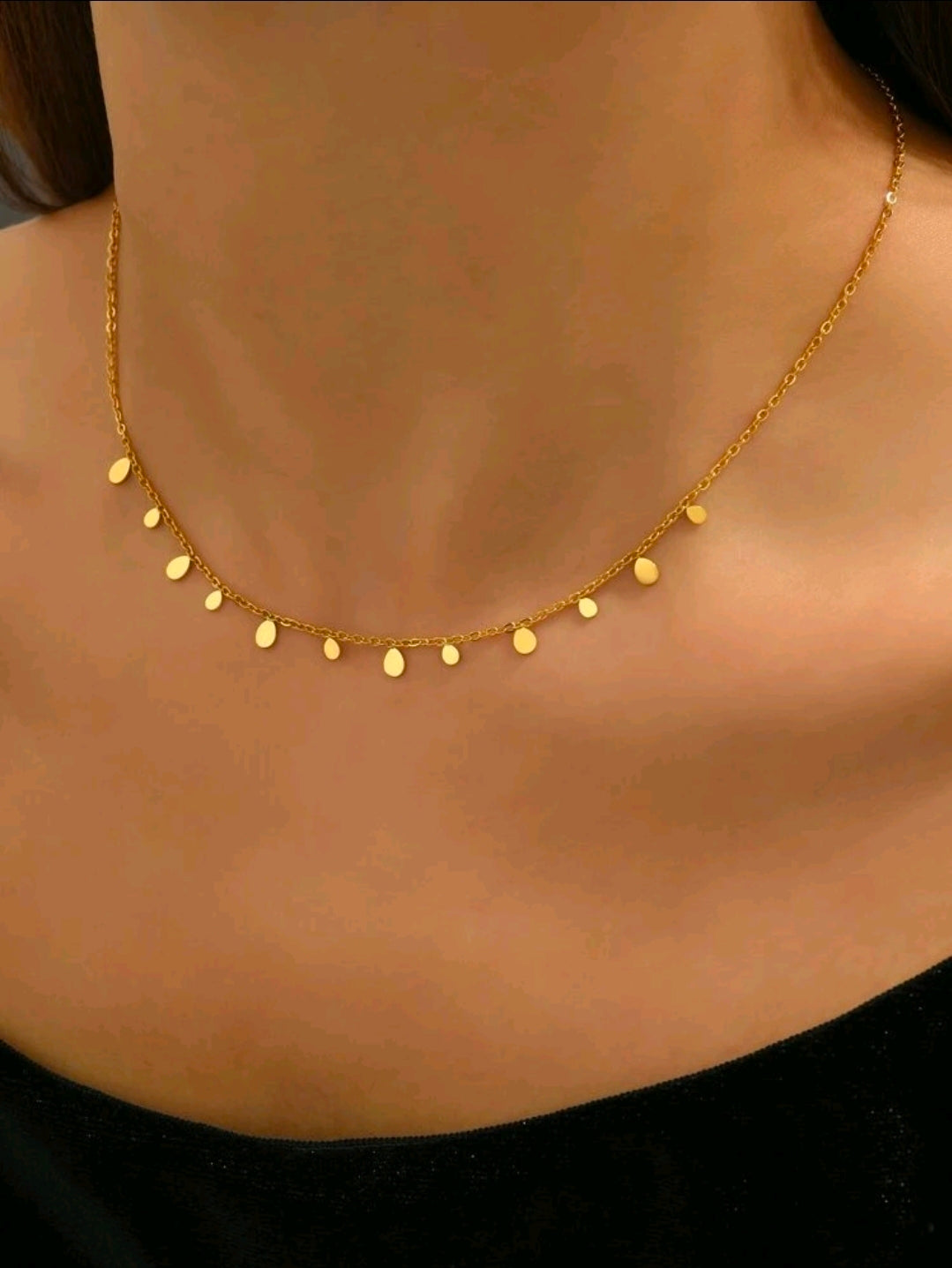 Colar Confetes Banhado a Ouro 18k