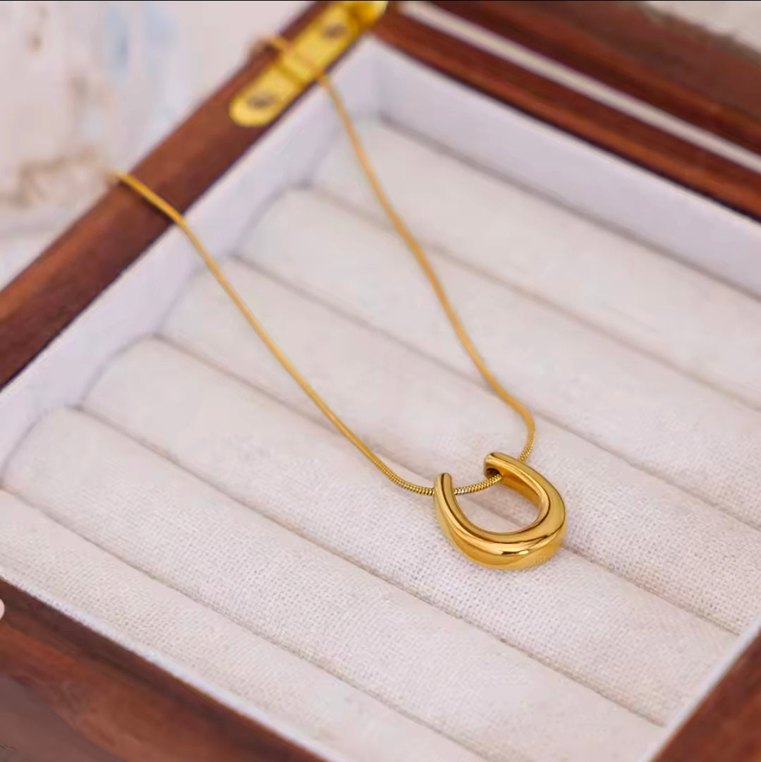 Colar Boa Sorte Banhado a Ouro 18k