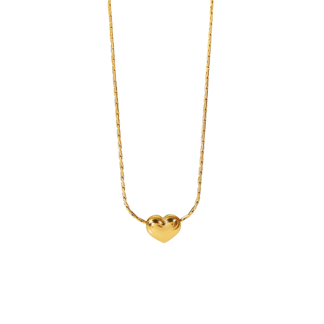 Colar Mini Coração Banhado a Ouro 18k