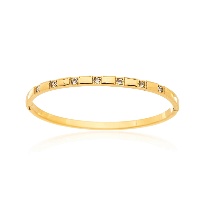 Bracelete Pontos de Luz Banhado a Ouro 18k