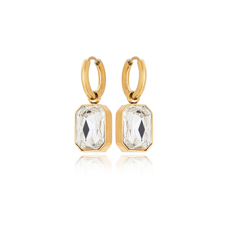 Brinco Janela de Luz Banhado a Ouro 18k