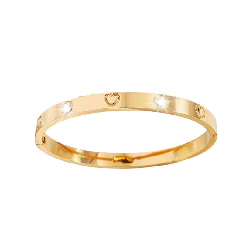 Bracelete Amor Banhado a Ouro 18k