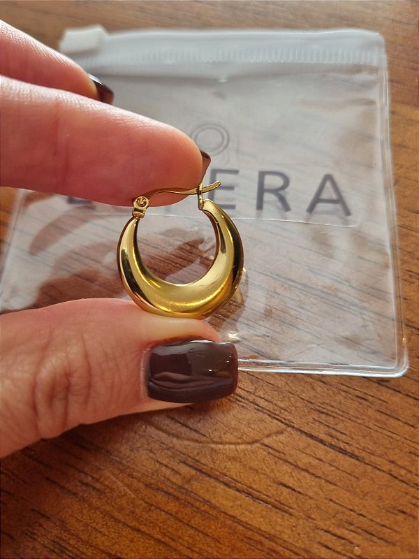 Brinco Argola Ananda Banhado a Ouro 18k