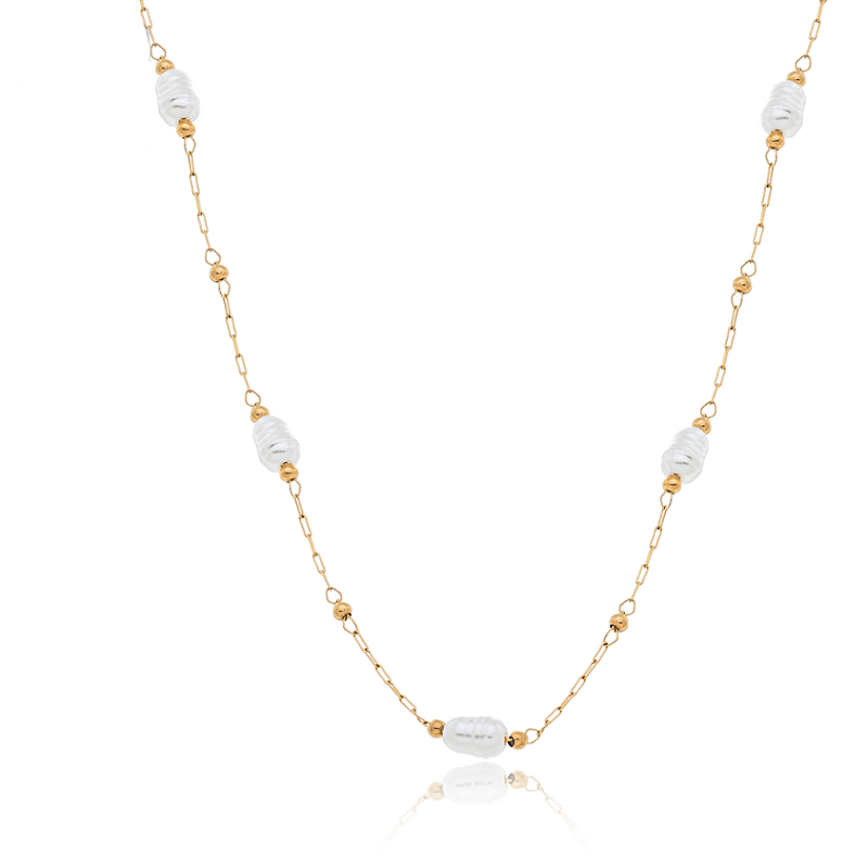 Colar Ariel Banhado a Ouro 18k