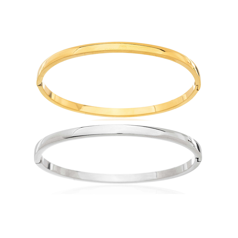 Bracelete Duo Classic Banhado a Ouro 18k (Kit com 2 peças)