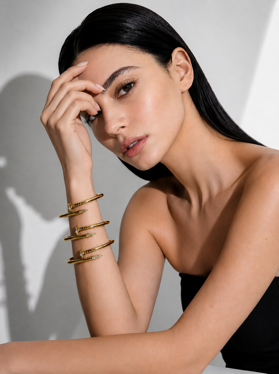 Bracelete Prego Celebrar Banhado a Ouro 18k