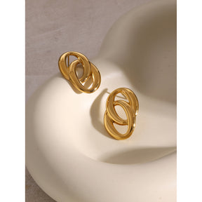 Brinco Elegance Banhado a Ouro 18k
