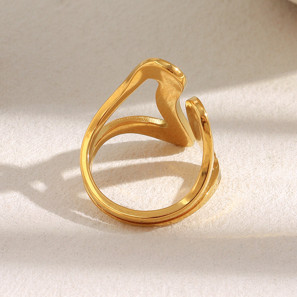 Anel Dali Banhado a Ouro 18k