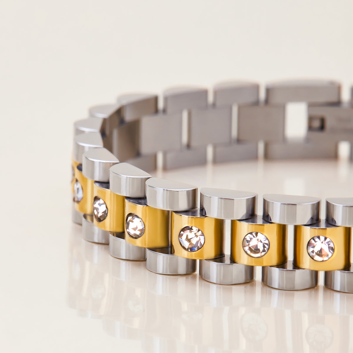 Pulseira Ibiza Dois Banhos com Zircônias