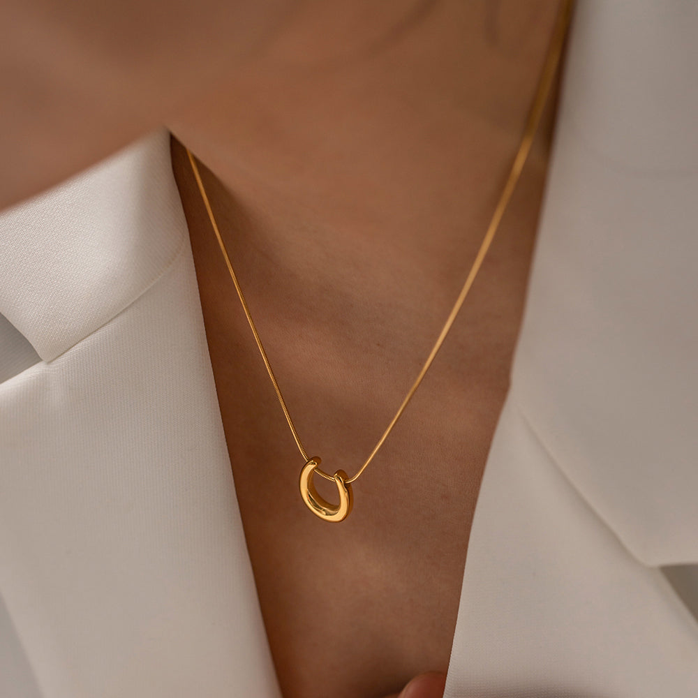 Colar Boa Sorte Banhado a Ouro 18k