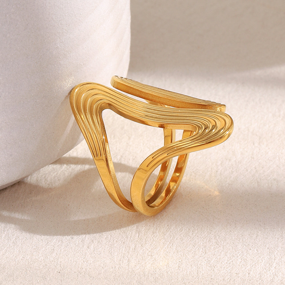 Anel Dali Banhado a Ouro 18k