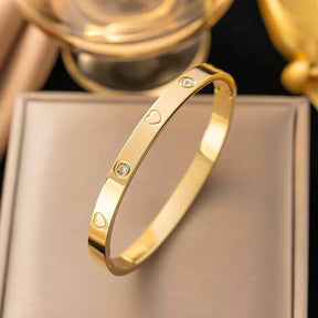 Bracelete Amor Banhado a Ouro 18k