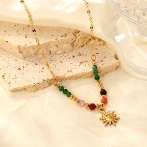 Colar Praiana Banhado a Ouro 18k