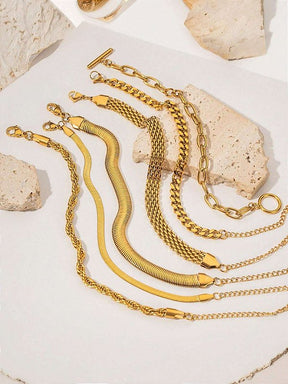 Pulseira Snake Banhada a Ouro 18k