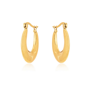 Brinco Argola Ananda Banhado a Ouro 18k