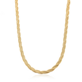 Colar Entrelaços Banhado a Ouro 18k