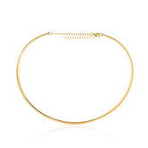 Colar Aro Liso Banhado a Ouro 18k