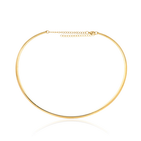 Colar Aro Liso Banhado a Ouro 18k