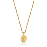 Colar Girassol Banhado a Ouro 18k