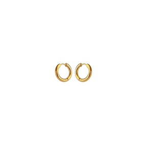 Brinco Mini Argolinha 7mm Banhado a Ouro 18k