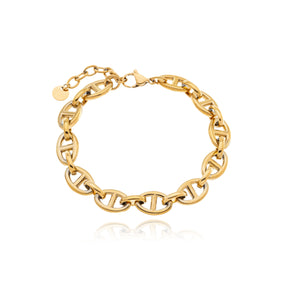 Pulseira Fivelas Banhada a Ouro 18k