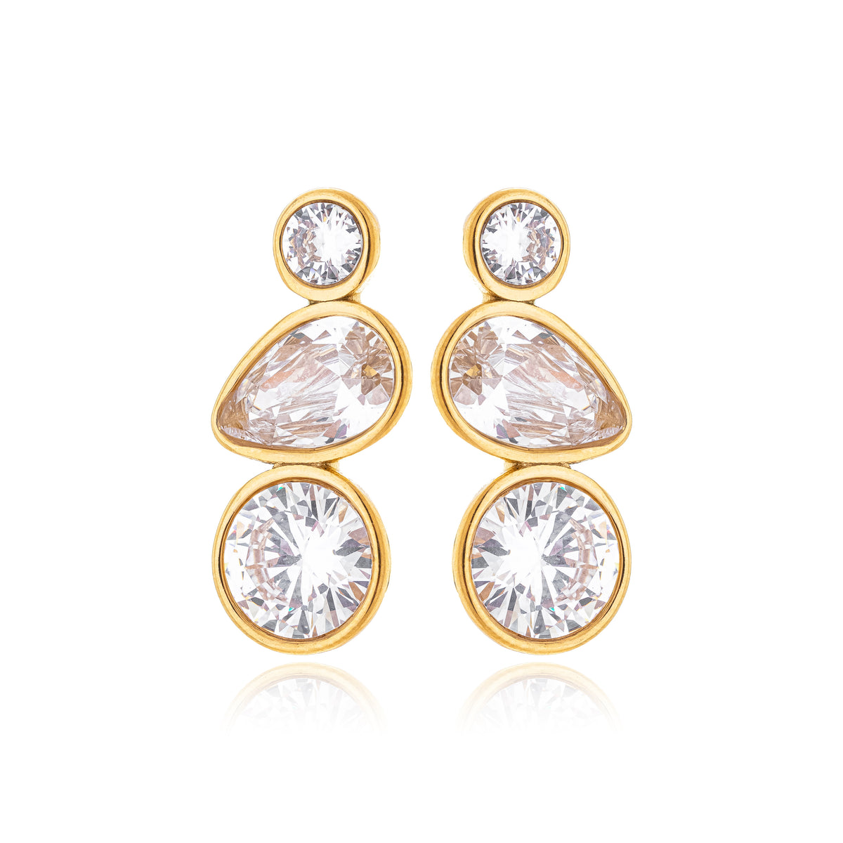 Brinco Celebrar Banhado a Ouro 18k