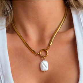 Colar Praia de Itacaré Banhado a Ouro 18k