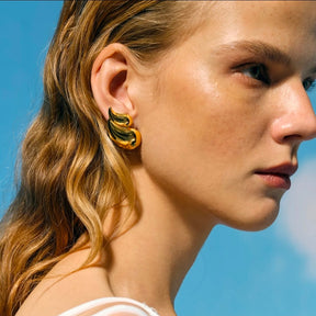 Brinco Pegasus Banhado a Ouro 18k