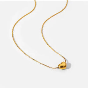 Colar Mini Coração Banhado a Ouro 18k
