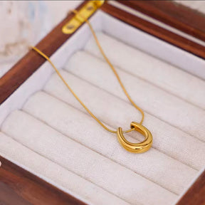 Colar Boa Sorte Banhado a Ouro 18k