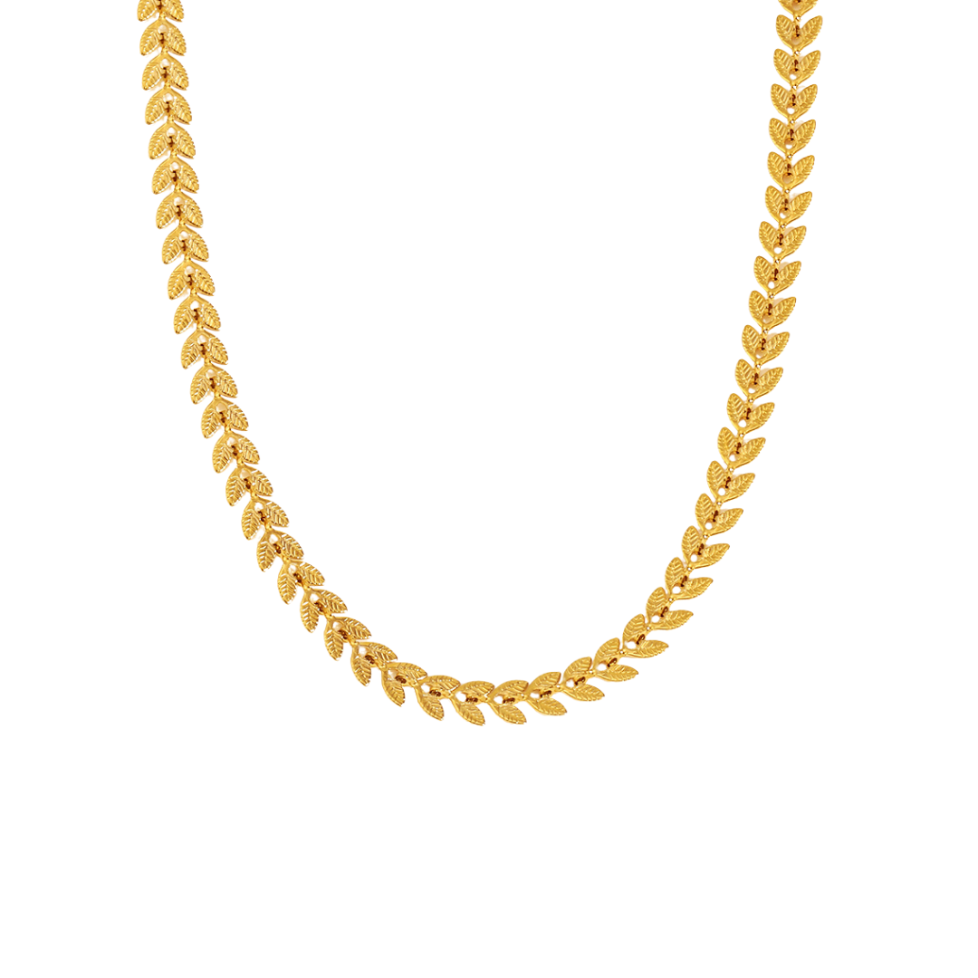 Colar Escamas Banhado a Ouro 18k