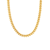 Colar Escamas Banhado a Ouro 18k