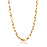 Colar Corrente 5mm Banhado a Ouro 18k