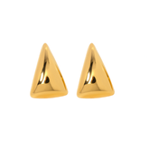 Brinco Triangular Banhado a ouro 18k