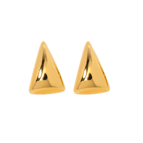 Brinco Triangular Banhado a ouro 18k