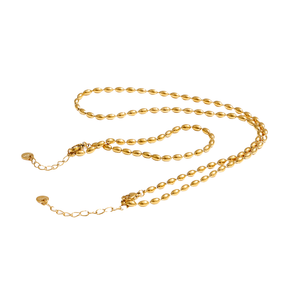 Colar Bolinhas Banhado a Ouro 18k