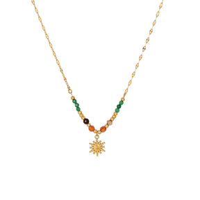 Colar Praiana Banhado a Ouro 18k