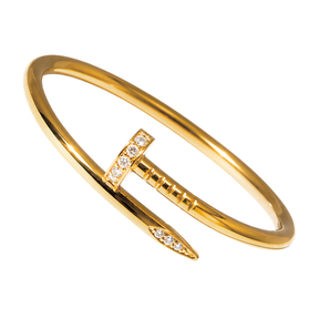 Bracelete Prego Celebrar Banhado a Ouro 18k