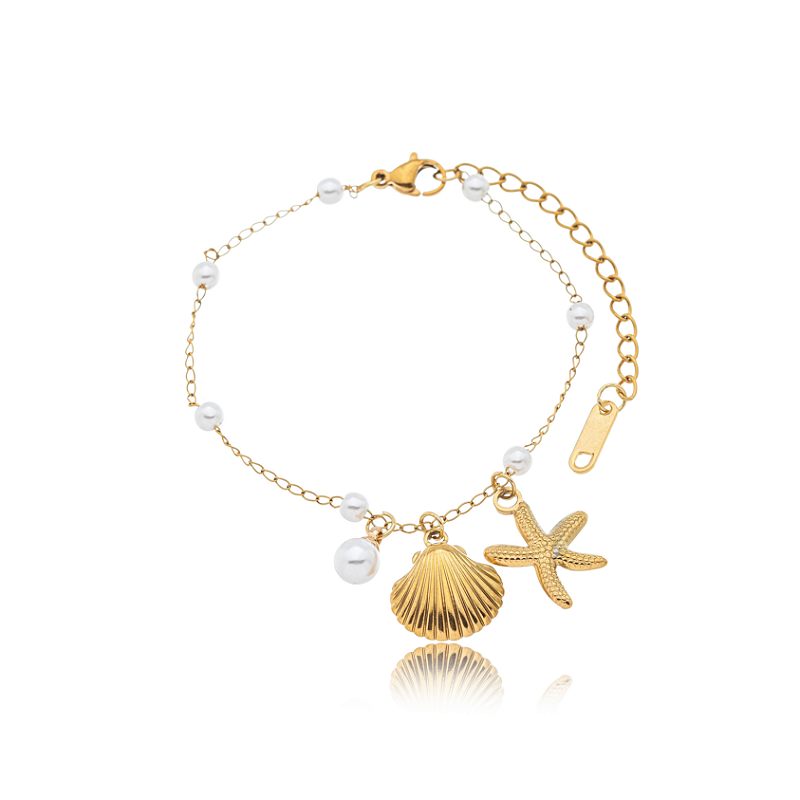 Pulseira Maresia Banhada a Ouro 18k